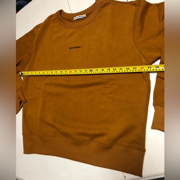 Acne mustard brown sweatshirt Relaxed Fit - Picture 4 of 11